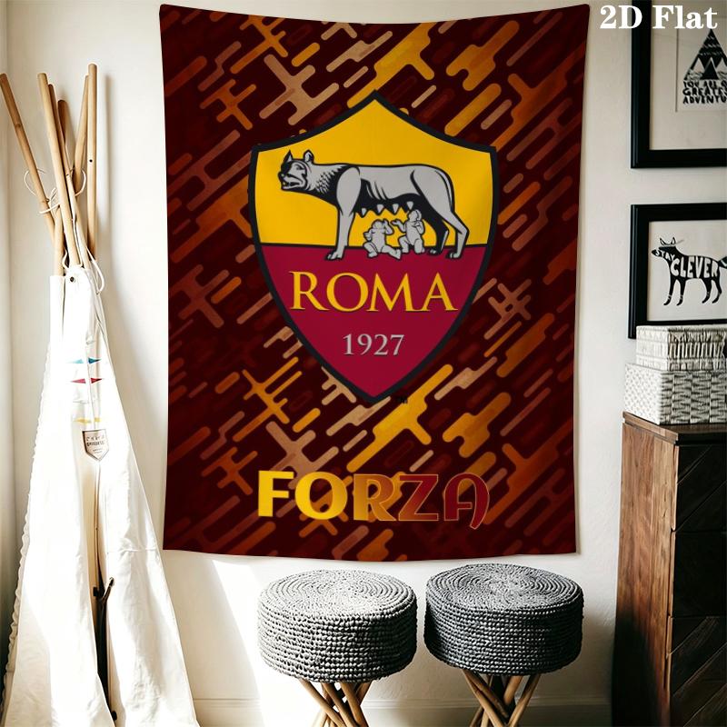 A.S Roma Wall Tapestry Aesthetic Wall Hanging Printed Fabric Blanket Decorative Tapestries for Bedroom Living Room Home Decor