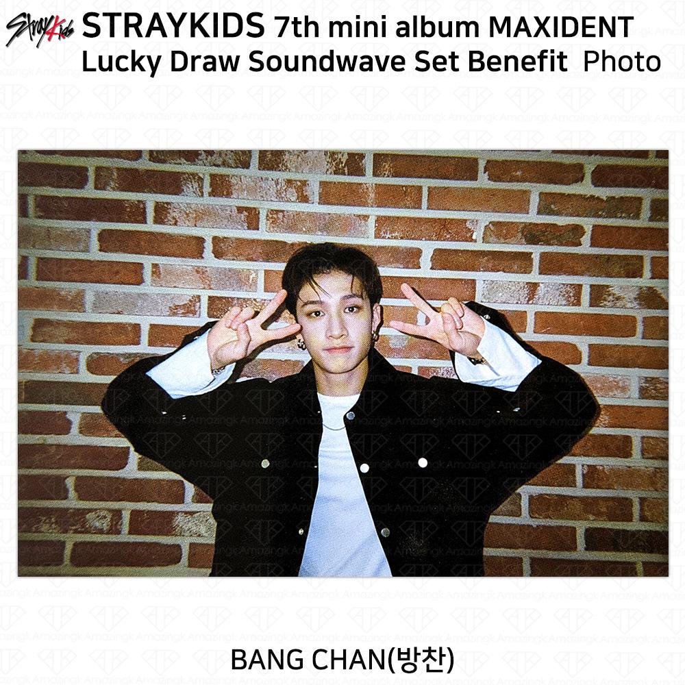 Stray Kids 7-й мини-альбом Maxident SoundWave 1-й розыгрыш фотокарточки KPOP