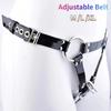 2024 New Upgraded Adjustable Wear PU Belt Chastity Lock Device Accessories Cock Cage Bondage Sexy Toys For Men Gay Adult Product