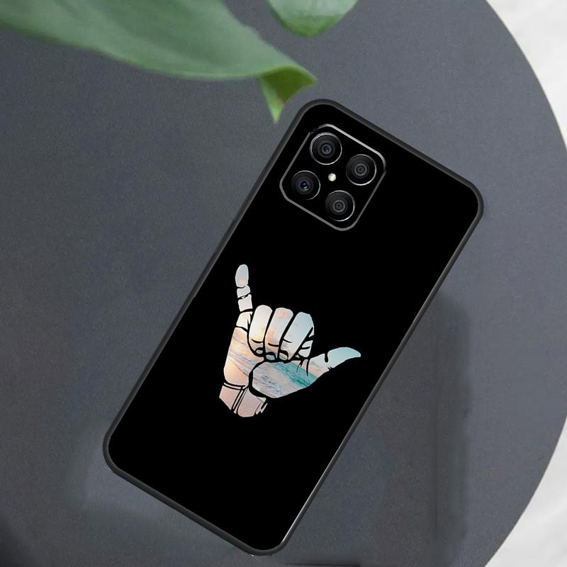 Серфер Surf Hang Loose Shaka Для Honor Magic 5 6 7 8 Pro Чехол Для Honor 400 200 50 70 Lite X8c X8b X9a X9b X9c X9d Win RT