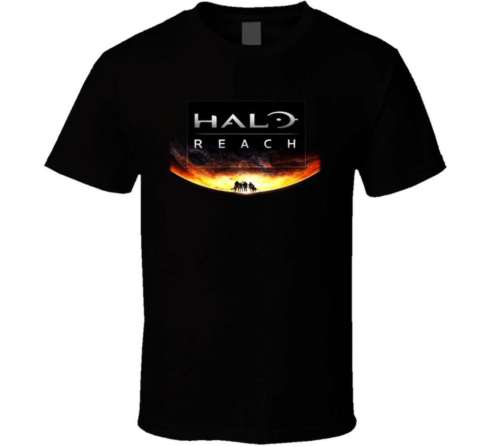 Крутая футболка с изображением видеоигры Halo Reach