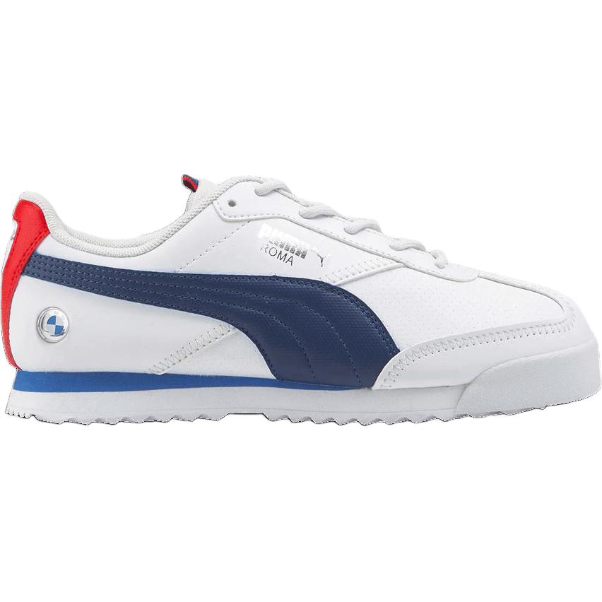 Puma BMW Motorsport x Roma Белые Кроссовки для Детей Большого Размера Синий Цвет Универсала 307122-02