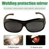 Welding Goggles Electric Welding Tools Anti-Laser Ultraviolet Welding Argon Arc Welding Protective Glasses Dustproof Sunglasses