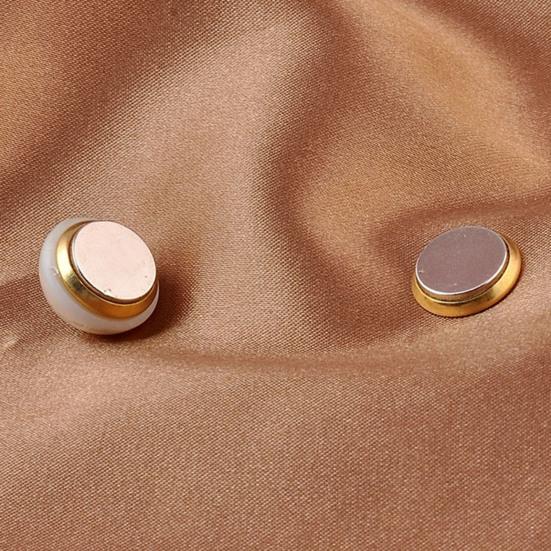 Брошь на булавке в форме сердца, магнитная женская искусственная жемчужина, без следов, зажим для шарфа, декор для одежды