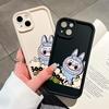 Cute Labubu Pattern Phone Case for iPhone Samsung Galaxy Xiaomi Redmi POCO HUAWEI Honor Shockproof Rubber Soft Flexible Cover Casing