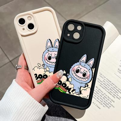Милый чехол для телефона с рисунком Лабубу для iPhone Samsung Galaxy Xiaomi Redmi POCO HUAWEI Honor, противоударный резиновый мягкий гибкий чехол