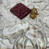 Вечернее платье-сари из вискозы для грандиозной вечеринки - Бархатный блеск, издание с пайетками