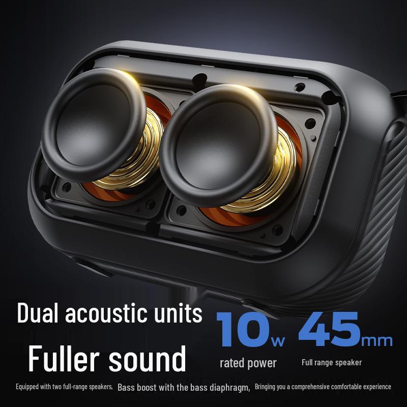 MS62110 Monster Bluetooth Портативная уличная колонка с большим громкостью, высоким качеством звука, слотом для карты, USB-накопителем и сабвуфером.