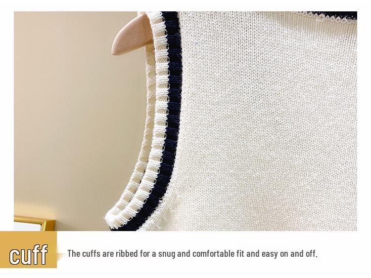 Унисекс вязаный школьный жилет: Теплая школьная форма для весны и осени