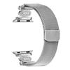 Ремешок для Apple Watch Series 10 9 8 7 SE 6 5 4 3 2 1 42мм 41мм 40мм 38мм Миланский браслет Серебристый Нержавеющая сталь Застежка-корона