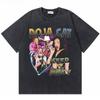 Редкие стираные винтажные графические футболки Doja Cat Keep It Juicy для мужчин и женщин, модные, хип-хоп, оверсайз, мужские эстетичные футболки