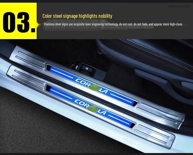 Нержавеющая сталь, защита порогов от царапин для Voyah Dreamer 2022-2025