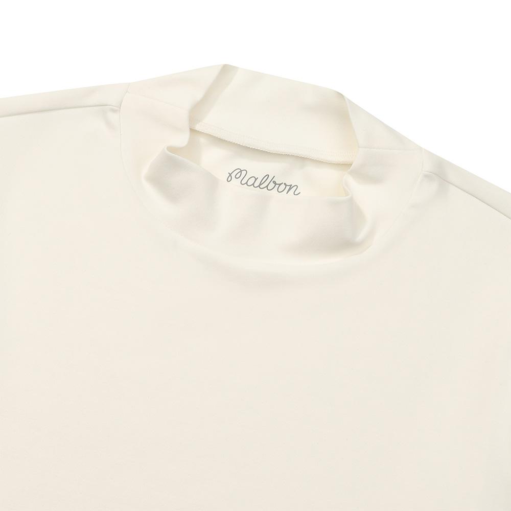 MALBON GOLF Spring Mock Neck Base Layer Cream (Woman)