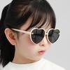 Fashion Heart Children Sunglasses Boys Girls Sun Glasses Baby Brand Design Vintage Kids Sunglasses Gradient Plastic UV400 Eyewear