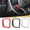 Car Telephone Phone Button Decoration Frame Cover for Suzuki Jimny 2019 Up Interior Accessories ,Silver,Red, Carbon Fiber