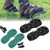 Ecofriendly Garden Planting Shoes With Plastic Material For Lawn Aeration And Gardening