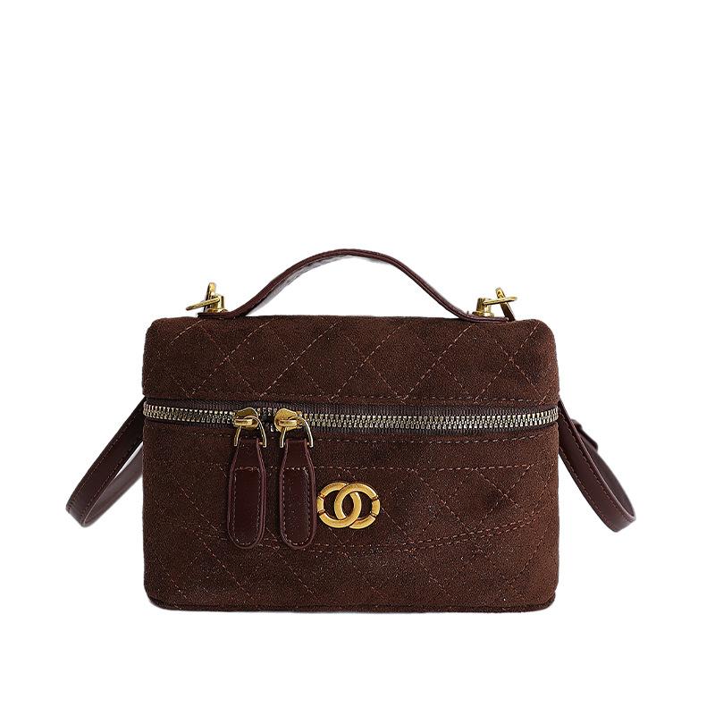 Сумка-цепочка ромбовидной формы, корейская высококлассная универсальная сумка-ведро, новая нишевая женская сумка-мессенджер на одно плечо осень-зима 2025