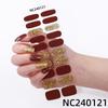 2025 New Trend Custom UV Gel Nail Polish Sticker Spring Design DND Gel Polish Wraps Plastic 2D Type