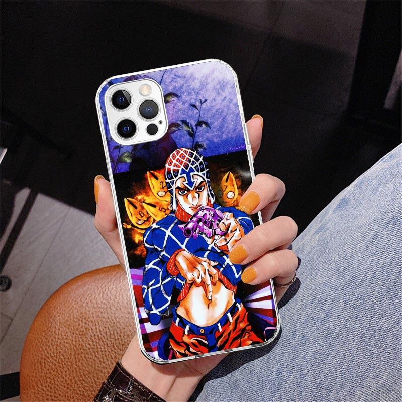 Чехол для телефона JoJo's Bizarre Adventure Для iPhone 17 Air 16 Pro Max 16E 15 + 14 Plus 11 12 13 Mini 7 8 SE Подарок Чехол с принтом Fundas 17