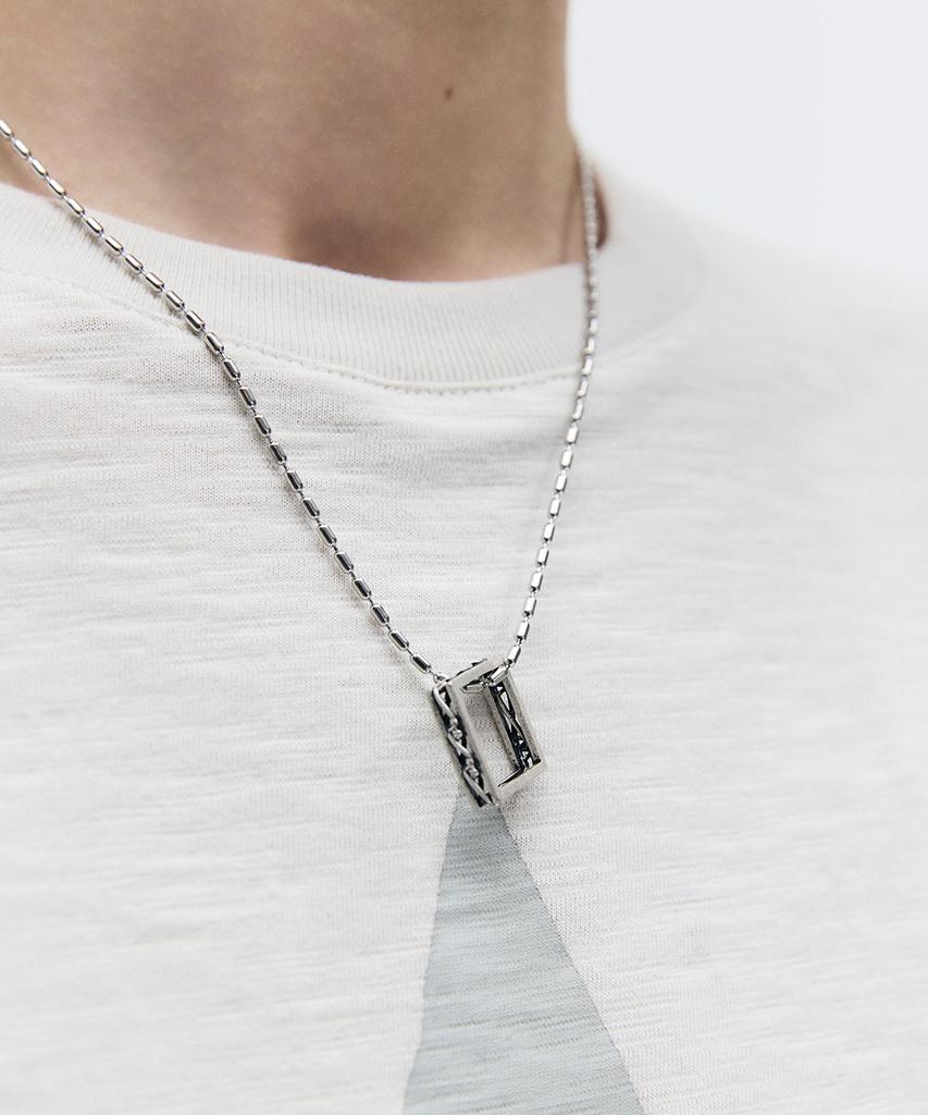 Ожерелье Maison Mined Square Fusion