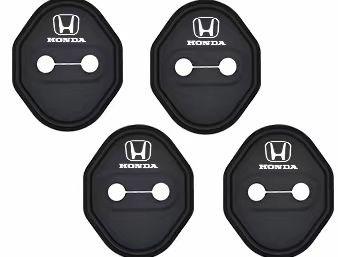 4Pcs for honda Car Silicone Door Lock Cover Shock Absorber Protective Sticker Civic Fit Jazz Accord Pilot Stepwgn CRV BRV HRV 3D OW6