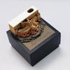 High-grade  Paper Crafts Creative Decorations Christmas Gifts 3D Note Paper Carving  Custom Birthday Memo Pad LED Light