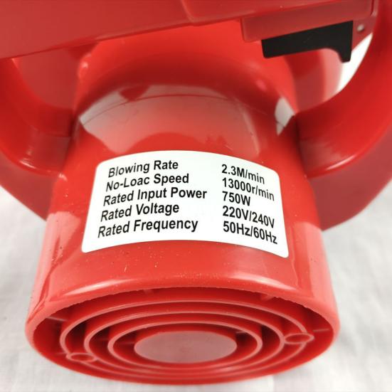 Ручная воздуходувка для листьев, мощный двигатель, высокоскоростная машина для ухода за газоном, 700 Вт, проводная электрическая воздуходувка для мусора, устройство для уборки сада