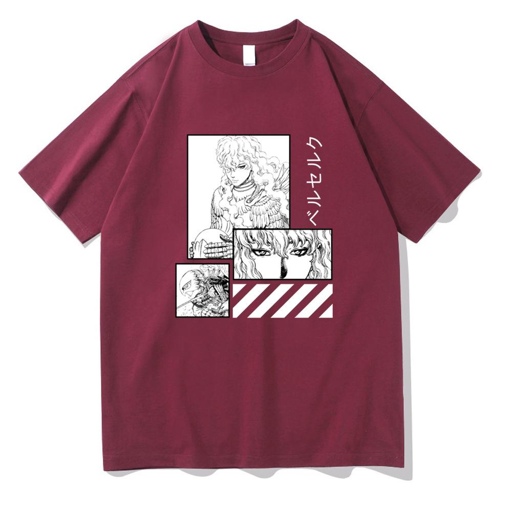 Забавная футболка Berserk Guts унисекс, крутая женская футболка унисекс с графикой Camiseta