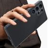 Чехол для Samsung Galaxy S24 Ultra, покрытый ПУ кожей, ПК+ТПУ, противоударный чехол для телефона