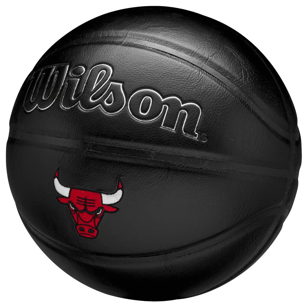Wilson Премьерный мяч команды НБА Chicago Bulls, Унисекс, черный, Баскетбольный