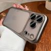 Роскошный Матовый Полупрозрачный Чехол Для Телефона Для iPhone 17 16 15 14 13 Pro Max 17Pro 16Pro Защита Объектива Воздушной Подушкой Покрытие Бампер Чехлы Обложка