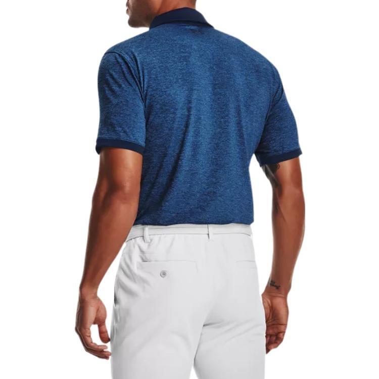 Under Armour Playoff 2.0 Polo Shirts Men's Blue Polo Collar Moderate Straight Fit Unisex 1367864-409