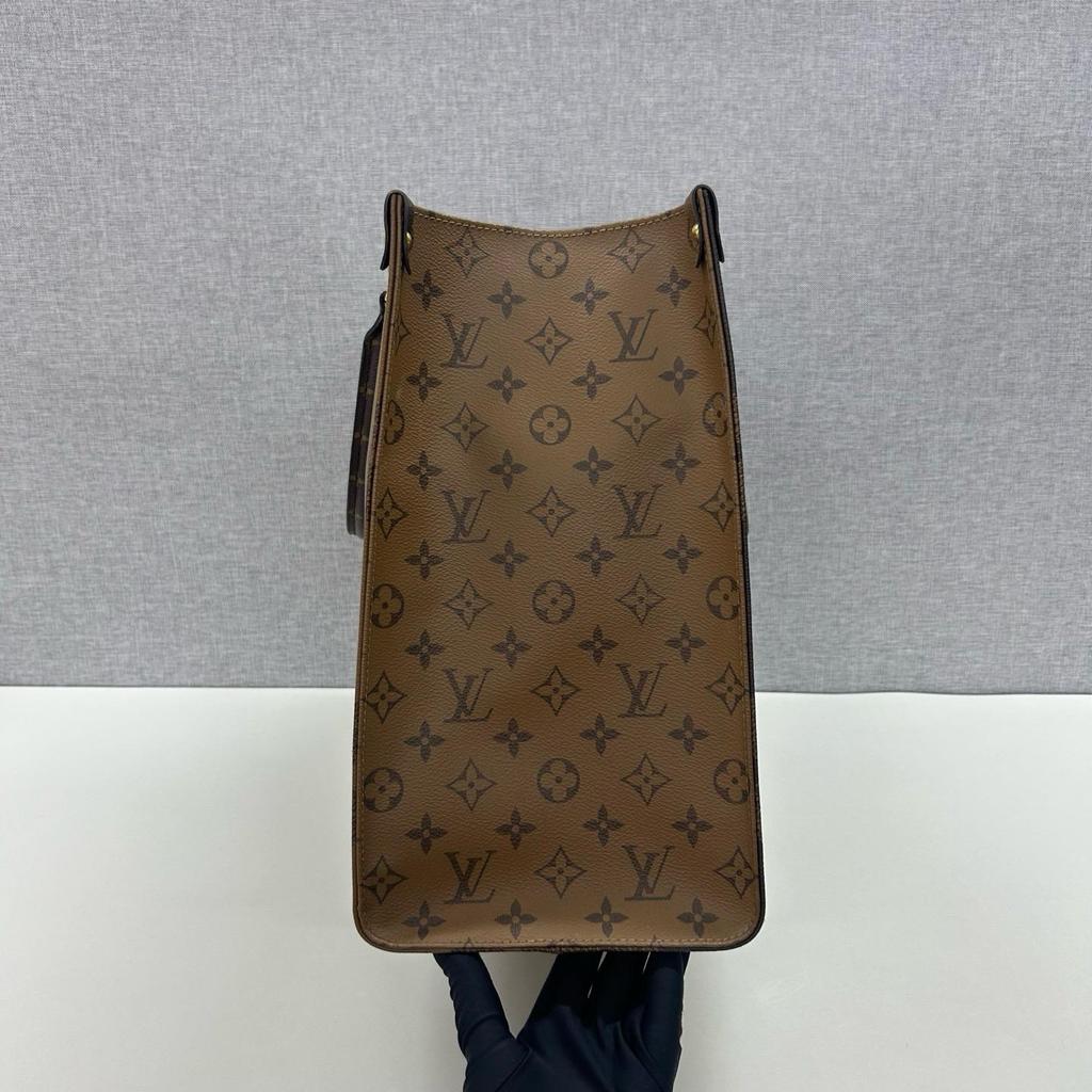 [Б/У] Louis Vuitton Onthego GM 'Коричневый канвас Monogram/Коричневый канвас Monogram Reverse' - Отличное состояние #7U1IG8