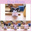 Плюшевый брелок Sanrio Kuromi из мягкой коротковорсовой ткани для украшения сумки и для коллекционеров