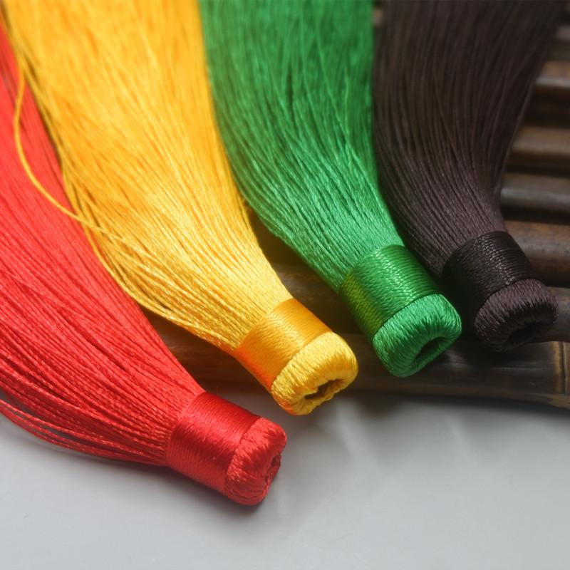 Китайские традиционные ювелирные изделия, автомобильные подвесные ушки-кисточки, китайские завязанные кисточки, длина 14 см и ширина 14 мм