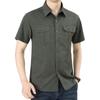 Summer Short Sleeve Shirts Men 'S Military Loose Casual Shirts