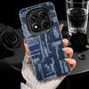 Мягкий чехол для телефона с ретро-узором под джинсу для Xiaomi Redmi Note 13 14 15 Pro Plus 12S 12 11S 11 11T 10S 10, противоударная задняя крышка