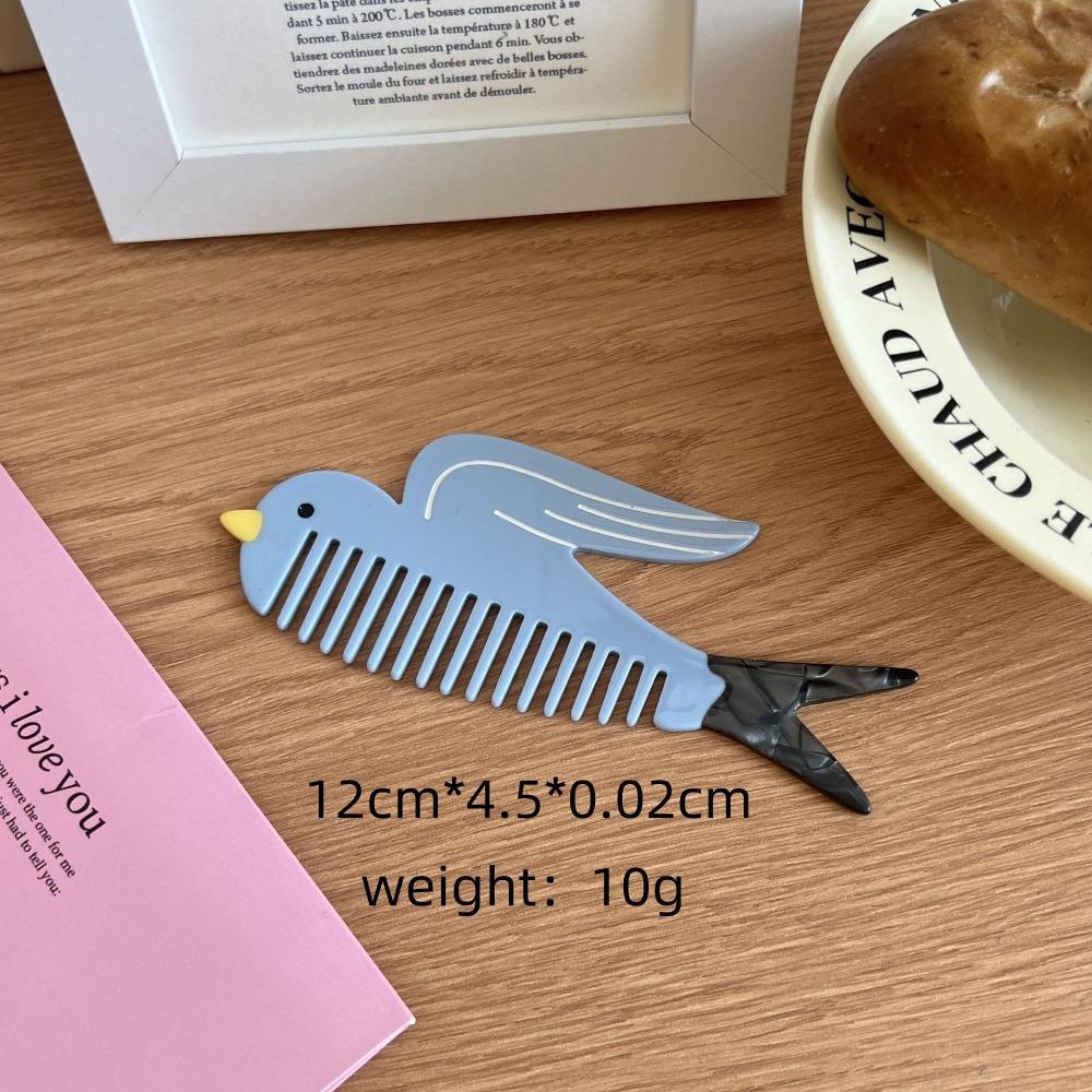 Tulip Acetate Comb Cartoon Hairdressing Combs Hair Care Makeup Comb  Household