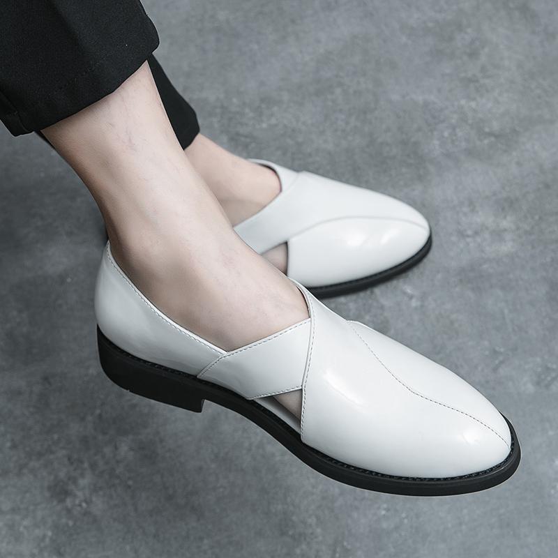 Мужская модельная обувь Мужская кожаная обувь для мужчин Элегантная Повседневная Деловая Роскошная Социальная Мужская обувь