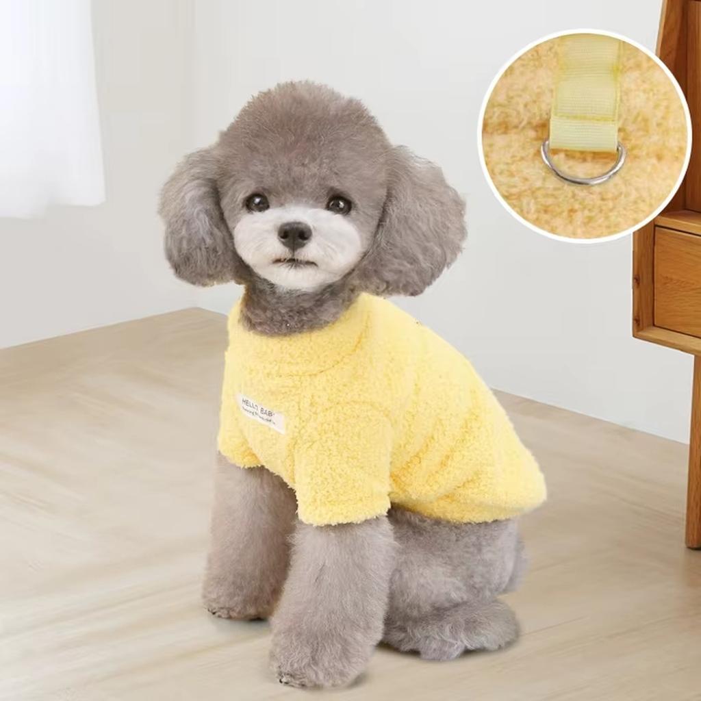 Winter Dog Sweater Warm Plush Dog Clothes for Small Medium Dogs Cats Soft Puppy Coat Jacket Chihuahua Teddy Costums Dog Supplies