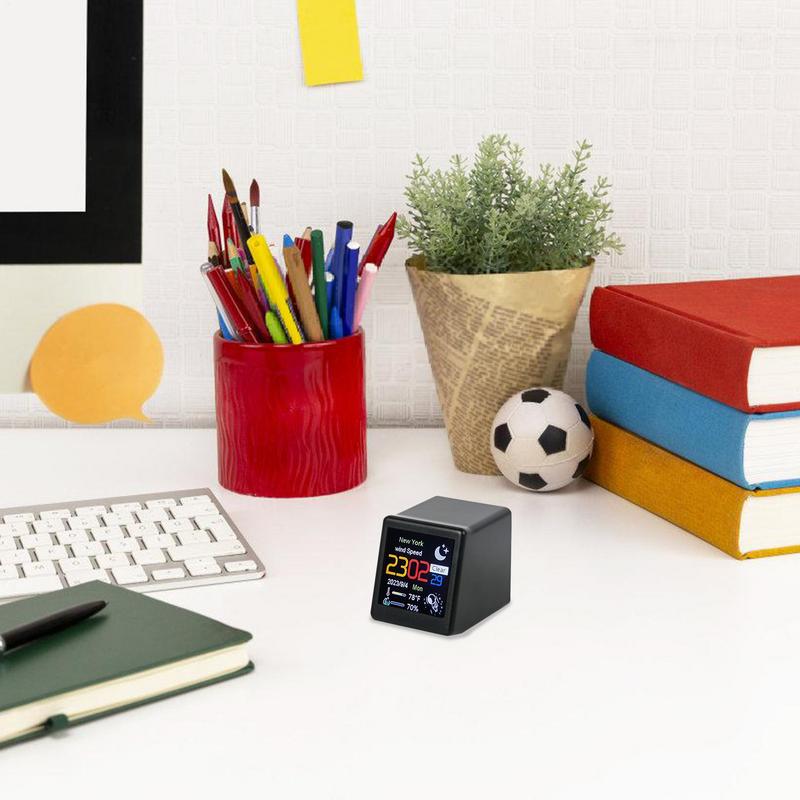 Будильник Настольное украшение Умный цифровой будильник и настольное украшение Умный прогноз погоды с Wi-Fi Умный воздух