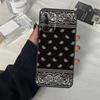 Черный Бандана Пейсли Чехол Для Samsung Galaxy A13 A23 A33 A53 A17 A06 A16 A56 A36 A54 A34 A14 A52 A32 A15 A35 A55