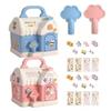 PP Piggy Bank Key Lock Coin Saving Box Creative Coin Bank Kids Gift