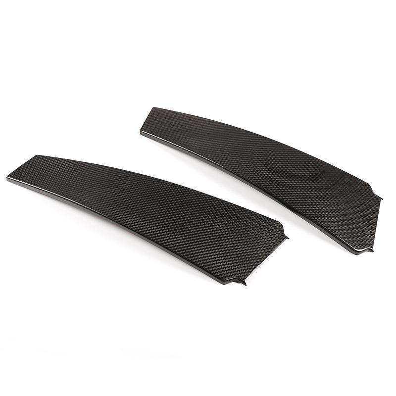 For Maserati Ghibli 2014-2012 Real Carbon Fiber Door B-Pillar Window Center Decorative Cover Trim Stickers Car Accessories