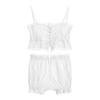Sex underwear pure desire suspender shorts set white girl belly button bloomers sexy home set