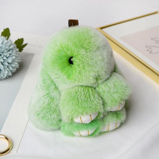 Брелок-подвеска в виде кролика Yousheng, ручная работа, мягкий кролик, подвеска на сумку из искусственного меха, многофункциональный аксессуар для кошелька