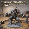Миниатюра монстра-тирана Чужого DD, стиль TTRPG, Фигурка для настольной варгейм-игры, Коллекционная скульптура, Украшение для домашнего стола