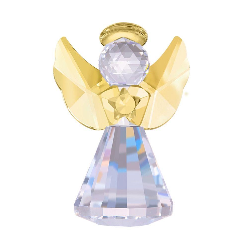 Collecible Crystal Angel Statue Crafts Table Ornament Guardian Angel Figurine Desktop