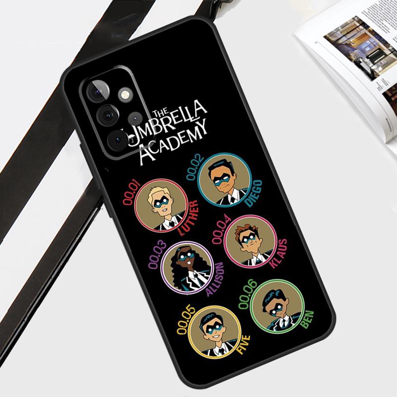 Чехол Umbrella Academy для Samsung Galaxy A06 A56 A36 A26 A16 A54 A34 A14 A12 A22 A32 A52 A13 A53 A15 A35 A55