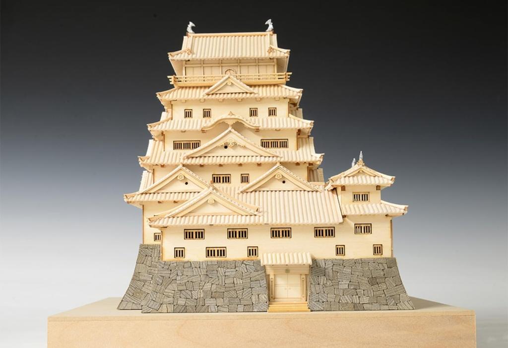 Набор для сборки деревянной модели замка Вуди Джо Фукуяма 1/150